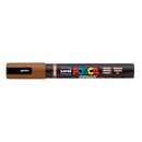 White Smoke POSCA PC5BR Brush Tip Paint Markers, Brown Paint Markers