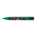 White Smoke POSCA PC5BR Brush Tip Paint Markers, Green Paint Markers