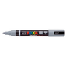 White Smoke POSCA PC5BR Brush Tip Paint Markers, Grey Paint Markers