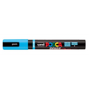 White Smoke POSCA PC5BR Brush Tip Paint Markers, Light Blue Paint Markers