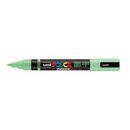White Smoke POSCA PC5BR Brush Tip Paint Markers, Light Green Paint Markers