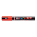 White Smoke POSCA PC5BR Brush Tip Paint Markers, Red Paint Markers