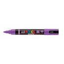 White Smoke POSCA PC5BR Brush Tip Paint Markers, Violet Paint Markers