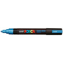 Dark Slate Gray Posca PC-5M Medium Bullet Tip Paint Marker metallic, Blue Paint Markers
