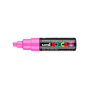 White Smoke Posca PC 8K Bold Chisel Tip Paint Marker, Pink Paint Markers