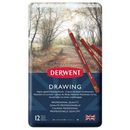 White Smoke Derwent Drawing Pencils Tin 12 Pencils