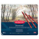 Midnight Blue Derwent Drawing Pencils Tin 24 Pencils