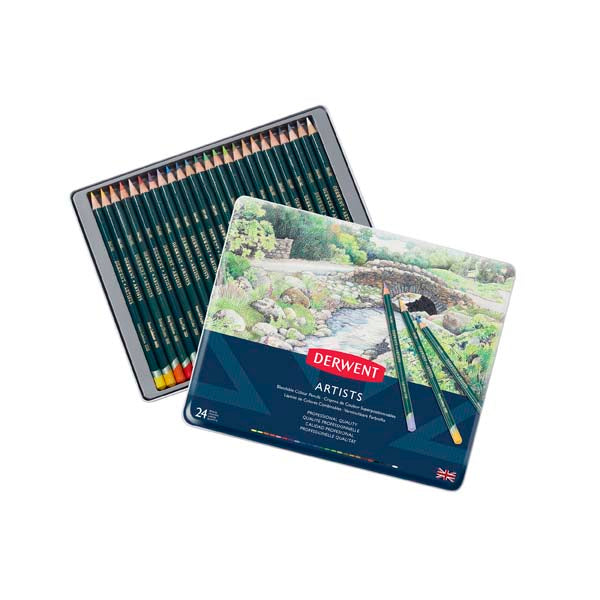 Derwent Artists Pencils Tin 24