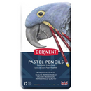 White Smoke Derwent Pastel Pencils Tin 12 Pencils