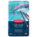 Midnight Blue Derwent Inktense Pencils, Tin 12 Pencils