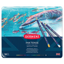 Midnight Blue Derwent Inktense Pencils, Tin 24 Pencils