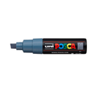 White Smoke Posca PC 8K Bold Chisel Tip Paint Marker, Slate Grey Paint Markers