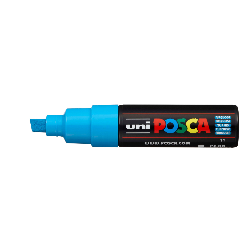 Posca PC 8K Bold Chisel Tip Paint Marker, Turquoise