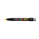 Gray Posca PCF 350 Flexible Brush Tip Paint Marker, Yellow Paint Markers