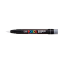 White Smoke Posca PCF 350 Flexible Brush Tip Paint Marker, White Paint Markers