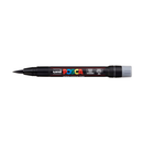 Gray Posca PCF 350 Flexible Brush Tip Paint Marker, Black Paint Markers