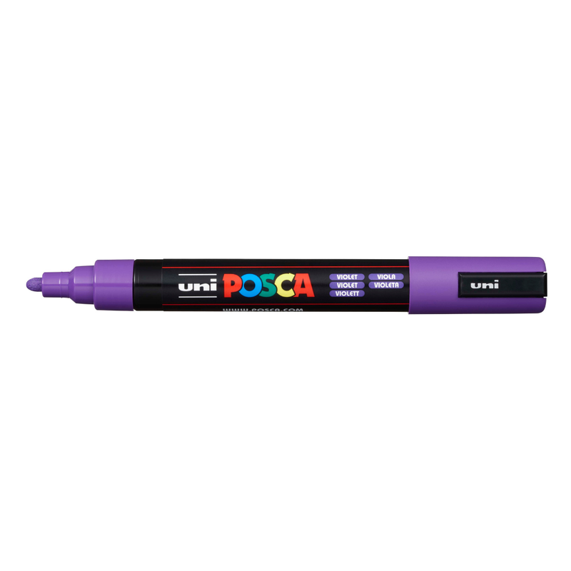 Posca PC-5M Medium Bullet Tip Paint Marker, Violet