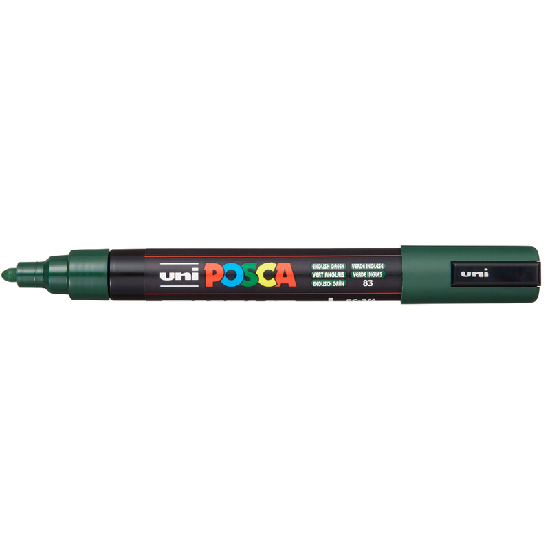 Posca PC-5M Medium Bullet Tip Paint Marker, English Green