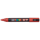 Dim Gray Posca PC-5M Medium Bullet Tip Paint Marker, Ruby Red Paint Markers