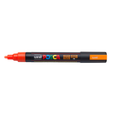 White Smoke Posca PC-5M Medium Bullet Tip Paint Marker, Fluoro Orange Paint Markers