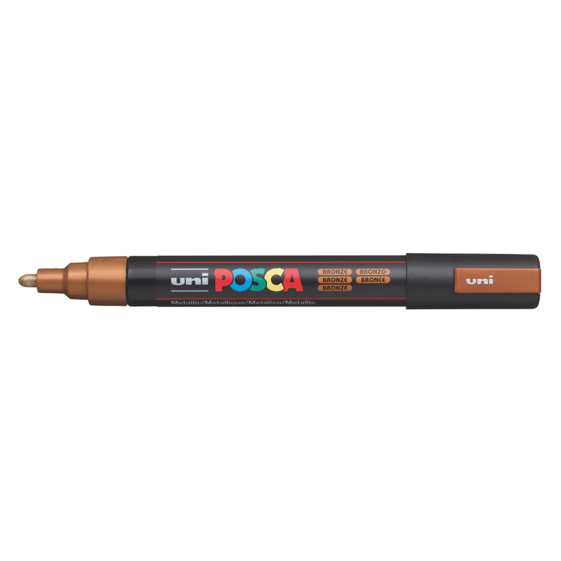 Posca PC-5M Medium Bullet Tip Paint Marker, Bronze
