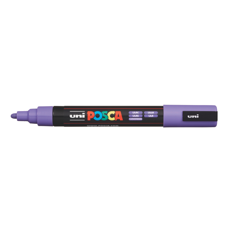 Posca PC-5M Medium Bullet Tip Paint Marker, Lilac