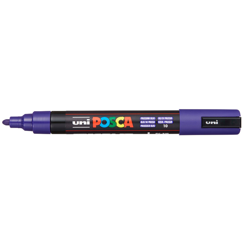 Posca PC-5M Medium Bullet Tip Paint Marker, Prussian Blue