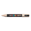 Dark Slate Gray Posca PC-5M Medium Bullet Tip Paint Marker, Biege Paint Markers