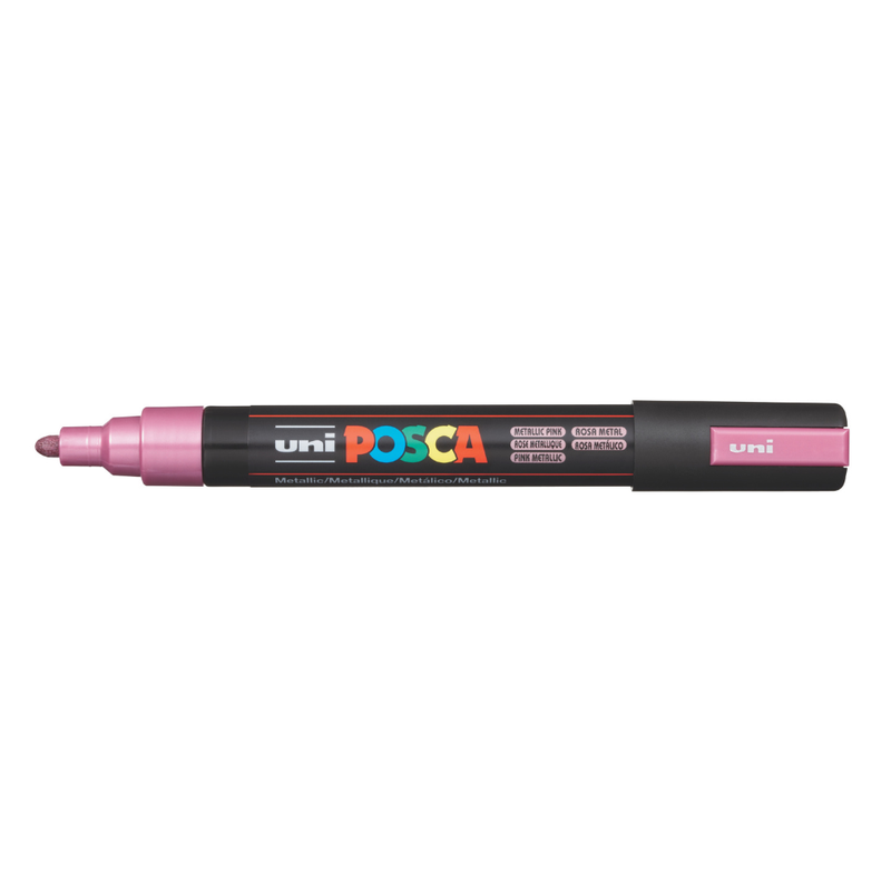 Posca PC-5M Medium Bullet Tip Paint Marker metallic, Pink