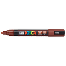 Slate Gray Posca PC-5M Medium Bullet Tip Paint Marker, Cacao Brown Paint Markers