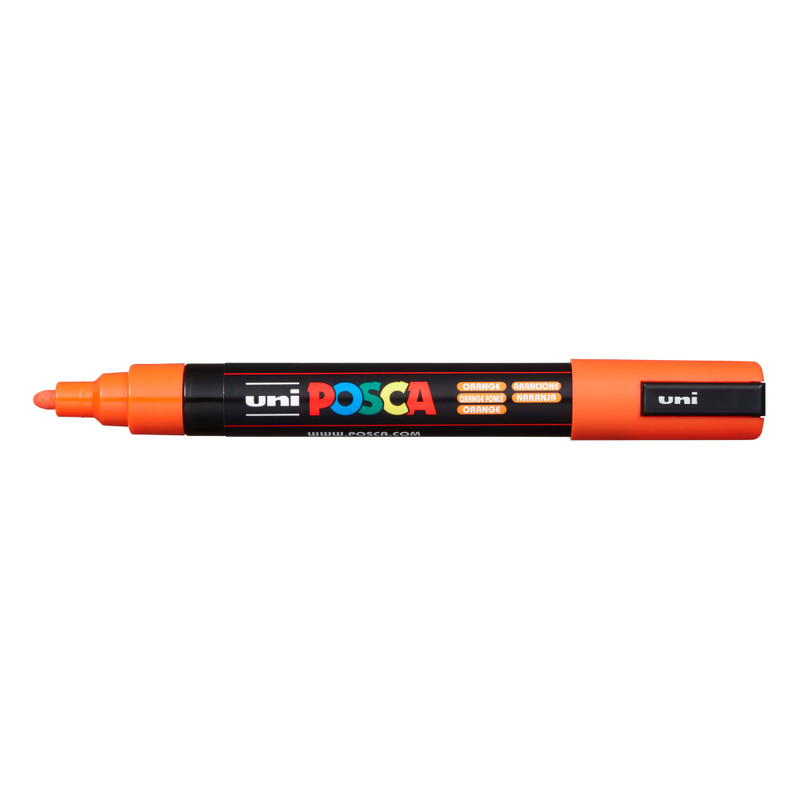 Posca PC-5M Medium Bullet Tip Paint Marker, Orange