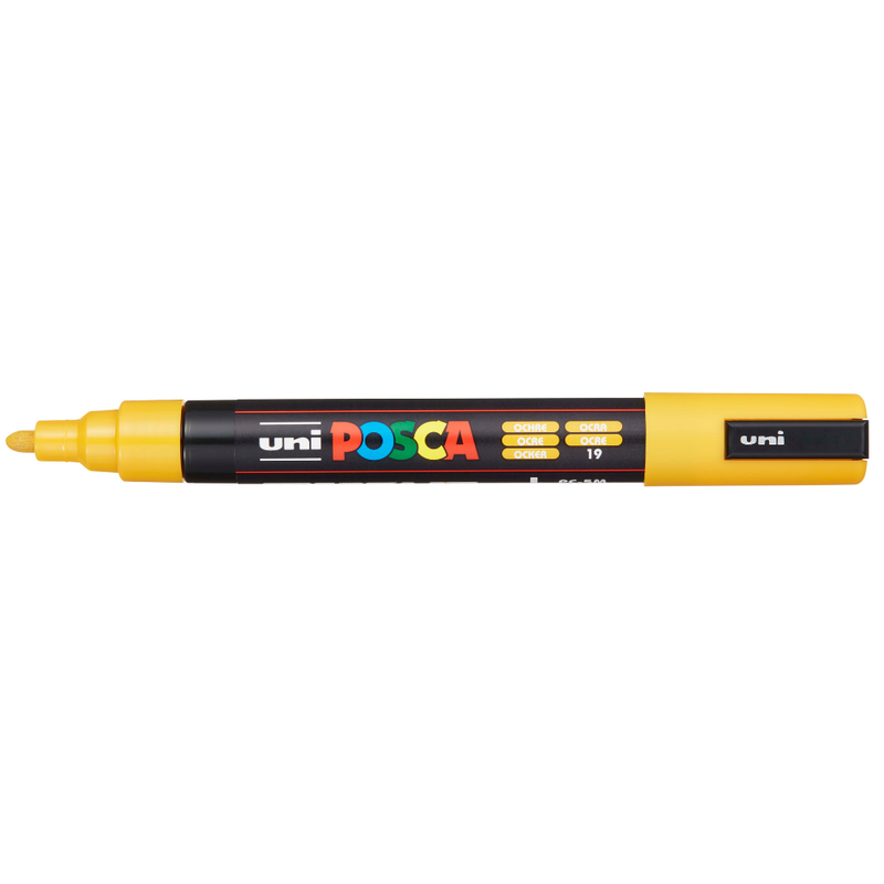 Posca PC-5M Medium Bullet Tip Paint Marker metallic, Ochre