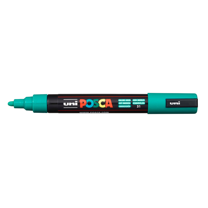 Posca PC-5M Medium Bullet Tip Paint Marker, Emerald Green