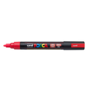 Dark Slate Gray Posca PC-5M Medium Bullet Tip Paint Marker, Fluoro Red Paint Markers
