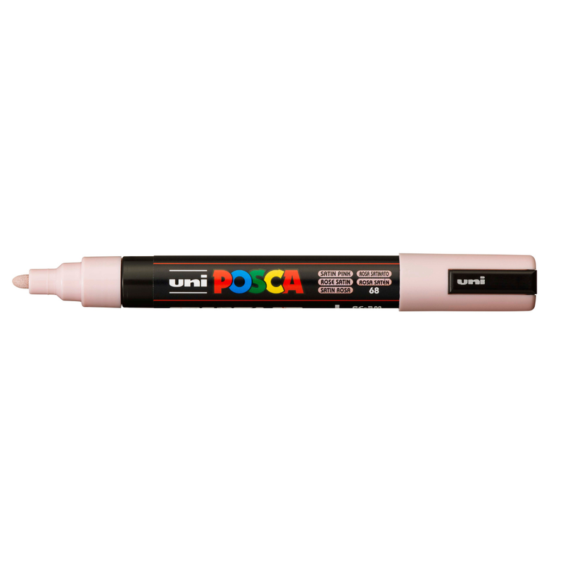 Posca PC-5M Medium Bullet Tip Paint Marker, Satin Pink
