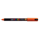 Gray Posca PC 1MR Ultra Fine Bullet Tip Paint Marker, Orange Paint Markers