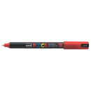 Gray Posca PC 1MR Ultra Fine Bullet Tip Paint Marker, Red Paint Markers