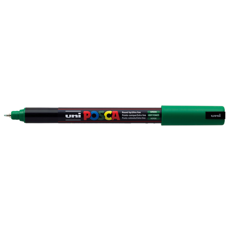 Posca PC 1MR Ultra Fine Bullet Tip Paint Marker, Green