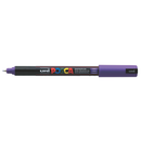 Gray Posca PC 1MR Ultra Fine Bullet Tip Paint Marker, Violet Paint Markers