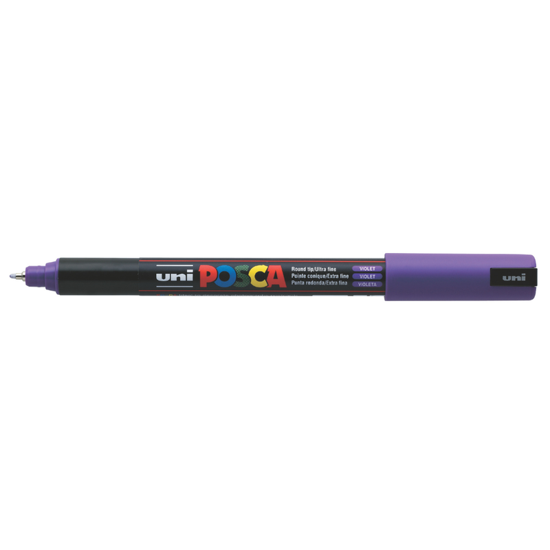 Posca PC 1MR Ultra Fine Bullet Tip Paint Marker, Violet