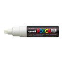White Smoke Posca PC 8K Bold Chisel Tip Paint Marker, White Paint Markers