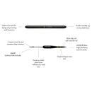 Lavender Borciani e Bonazzi 710 IL Doppio Travel Brush
