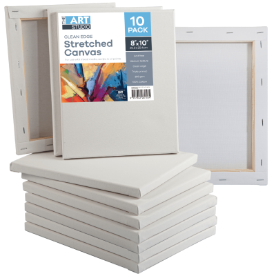 The Art Studio Thin Bar Canvas 8"x10" (20x30cm) Carton of 10