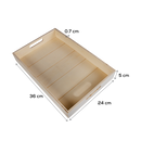 Urban Crafter Plywood Tray with Panel Look Base 36 x 24 x 5cm
