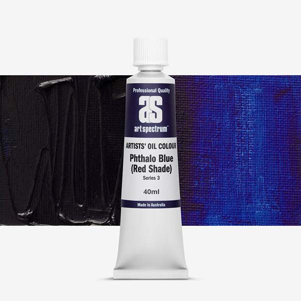 Art Spectrum Oil Paint, 40ml, Phthalo Blue (Red Shade) S3