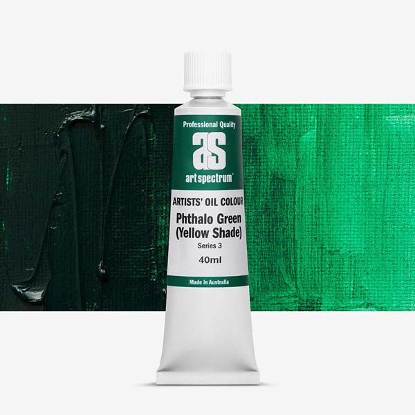 Art Spectrum Oil Paint 40mL Phthalo Green (Yellow Shade) S3