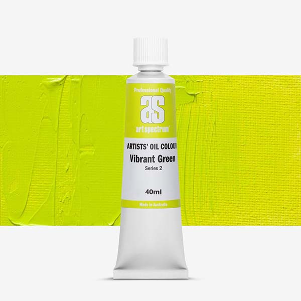 Art Spectrum Oil Paint 40mL Vibrant Green S2