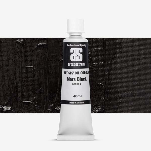 Art Spectrum Oil Paint 40mL Mars Black S1