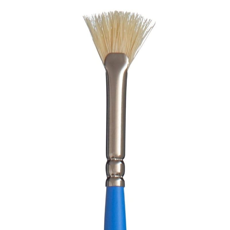 Princeton Select 3750 Natural Short Handle Brush, Bristle Fan Size 10/0