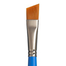 White Smoke Princeton Select 3750 Synthetic Short Handle Brush, Angle SHader Sz 5/8 In Paint Brushes